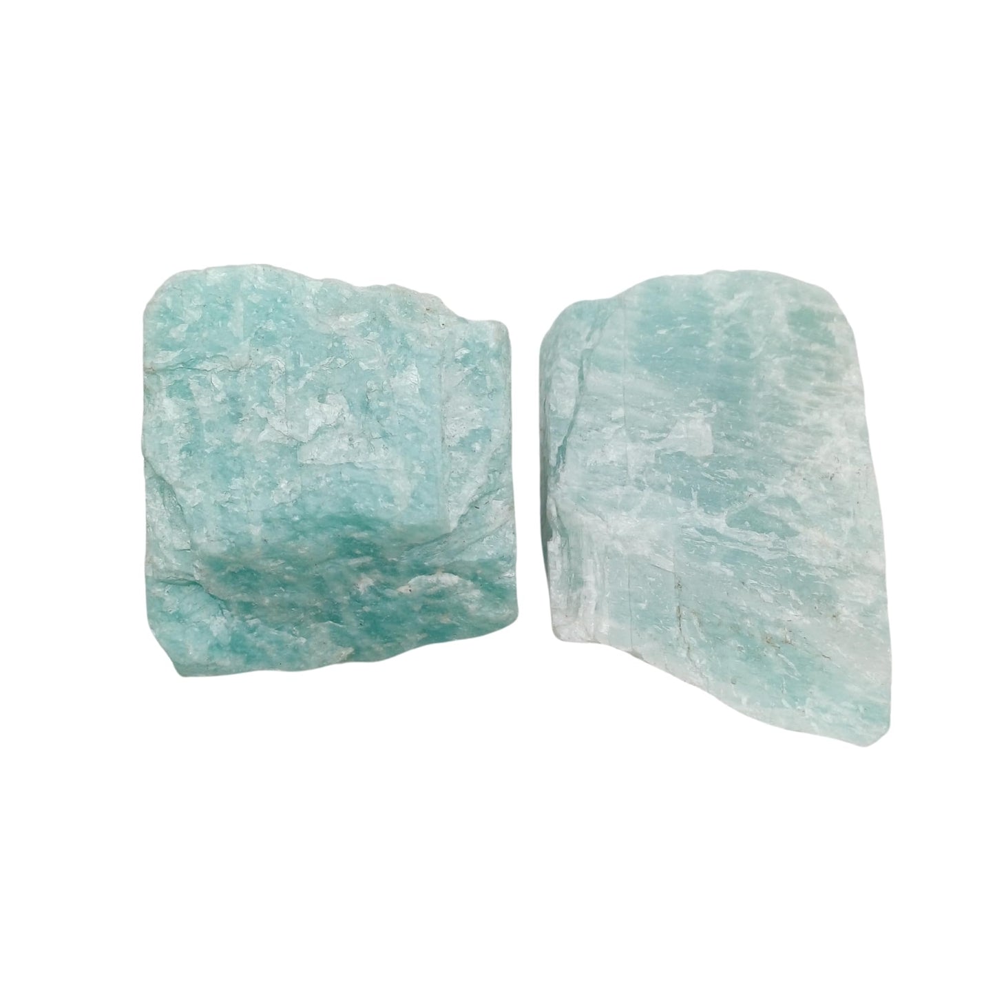 Crystals, Rocks, Jade, Crystals and Healing Stones, Witchcraft Supplies, Healing Crystals, Stones, Healing Stones, Rock Collection, Agate, Raw Stones (Amazonite, 2 Pcs)