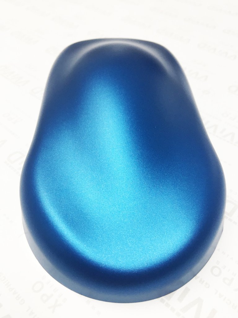 VViViD+ Matte Metallic Blue (Ghost) Vinyl Wrap Roll (25ft x 5ft)