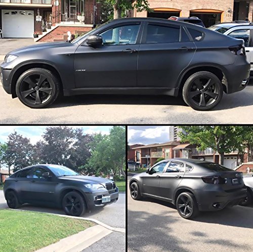 VViViD Black Matte Car Wrap Vinyl Roll with Air Release 3MIL-VViViD8 (100FT X 5FT)