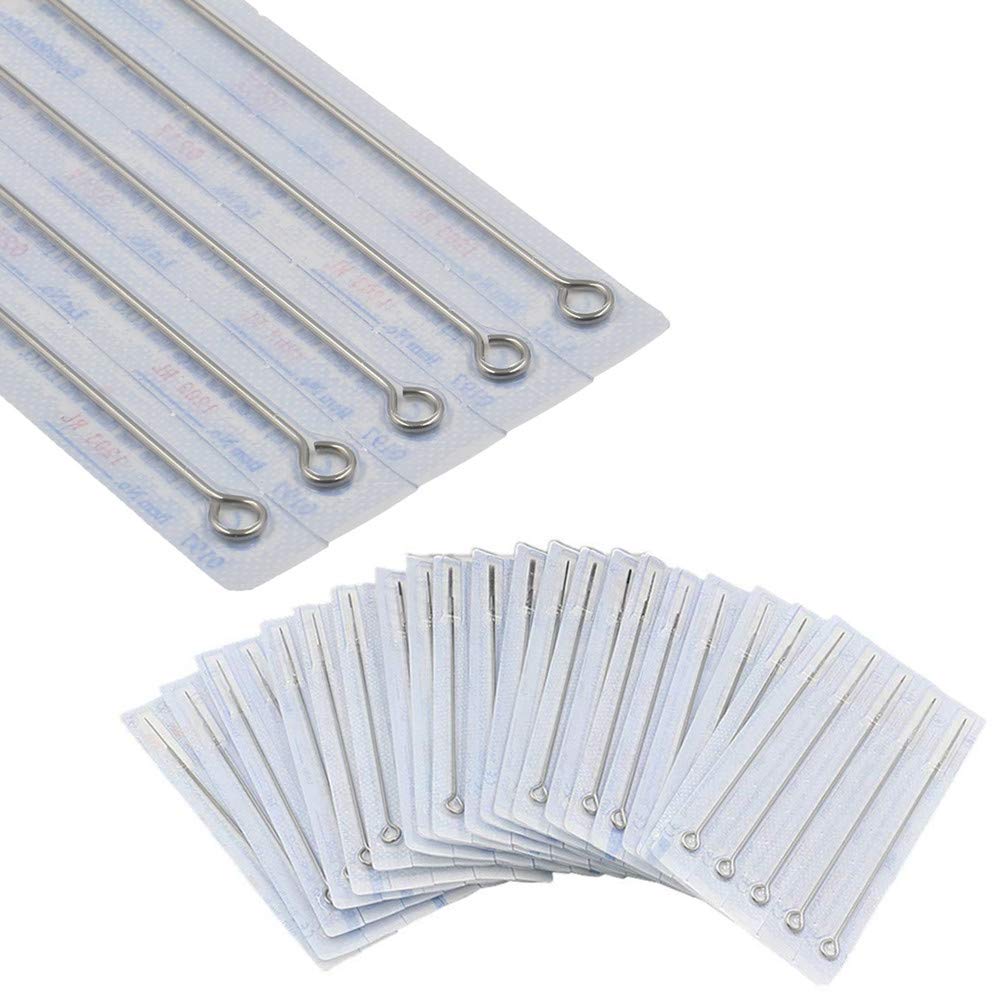 Tattoo Needles Set - Autdor 200PCS Mixed Tattoo Needles 3RL,5RL,7RL,9RL,3RS,5RS,7RS,9RS,5M1,7M1 Disposable Sterile Tattoo Gun Needles Assorted Liners,Shaders and Magnum (Mixed-RL/RS/M1-200pcs)