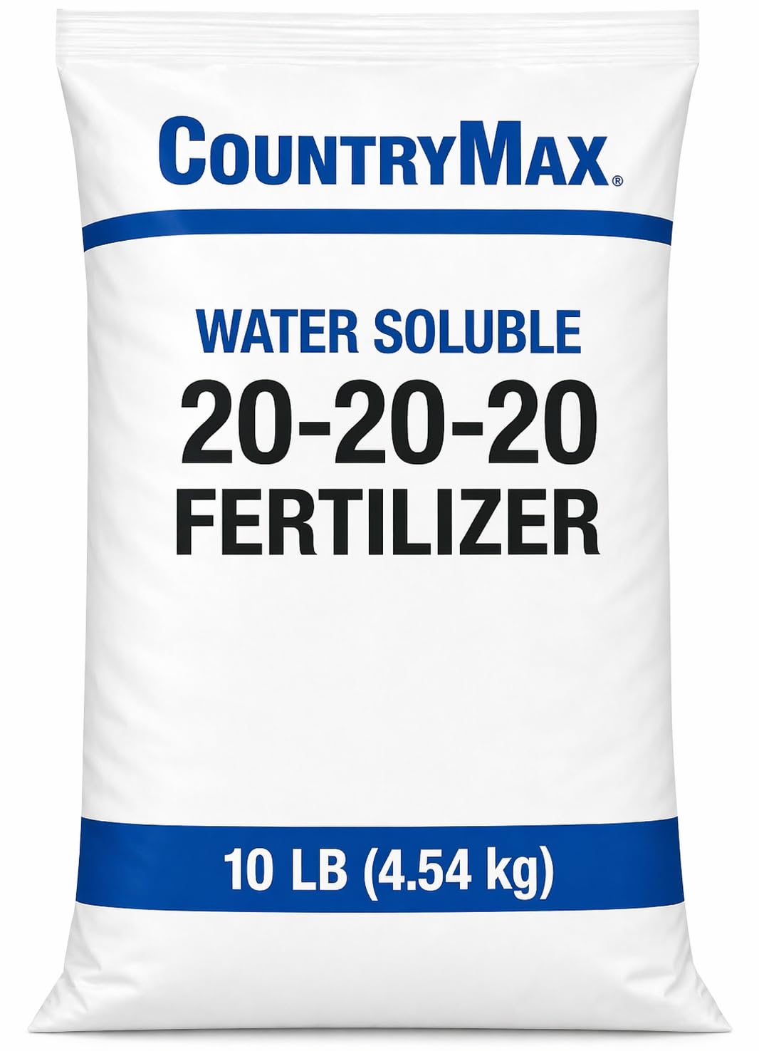 CountryMax 20-20-20 All Purpose Fertilizer 10 lb â Balanced NPK Plant Food for Lawn, Garden, Vegetables, Flowers & Indoor Plants