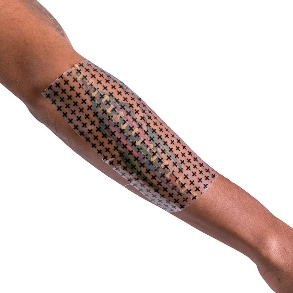 Recovery Aftercare Derm Shield Tattoo Cover Up Patch - Latex-Free & Waterproof Tattoo Aftercare Bandage - Transparent Matte Film - Breathable & Flexible - Promotes Healing & Skin Renewal (7.9" x 8 yd)"
