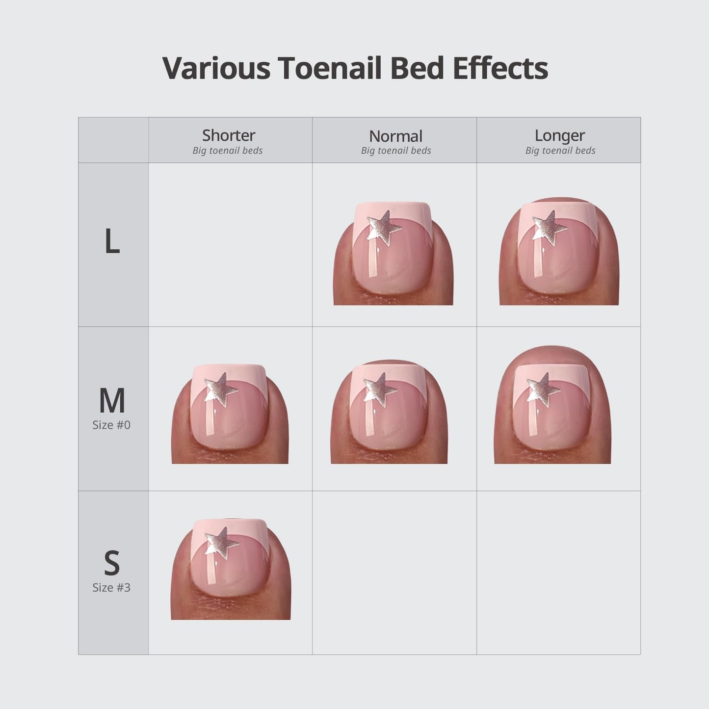 BTArtbox Press On Toenails Short - Orchard Burst, Easy-to-Apply Square Ombre Pink Toe Nail Press Ons with Glue and Adhesive Tabs in 15 Sizes - 30 Toenails All-in-One Kit