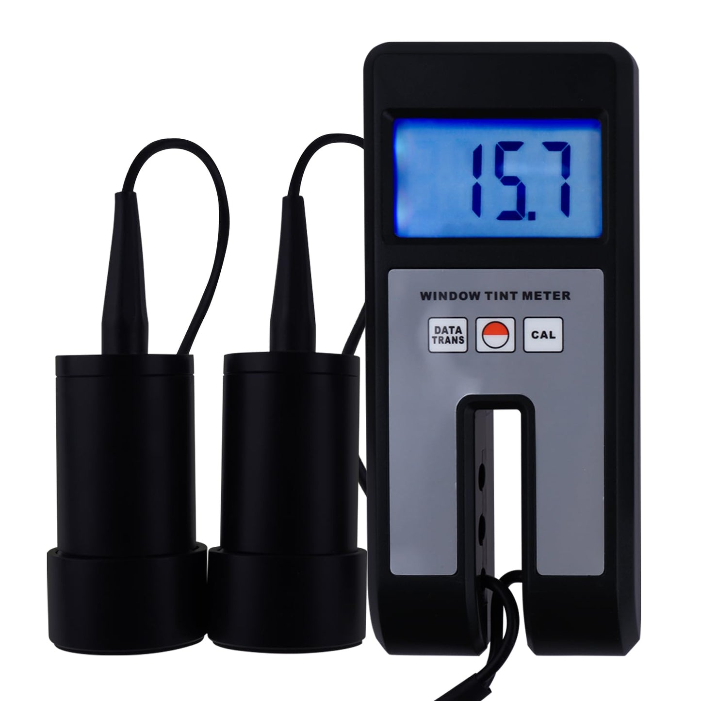 Window Tint Meter, Car Film Transmission Meter Window Tint,VLT Tester Coating 0 to 100% Visual Light Transmission for Measuring Film, Filmed Glass, Window Tint, Side Windshield