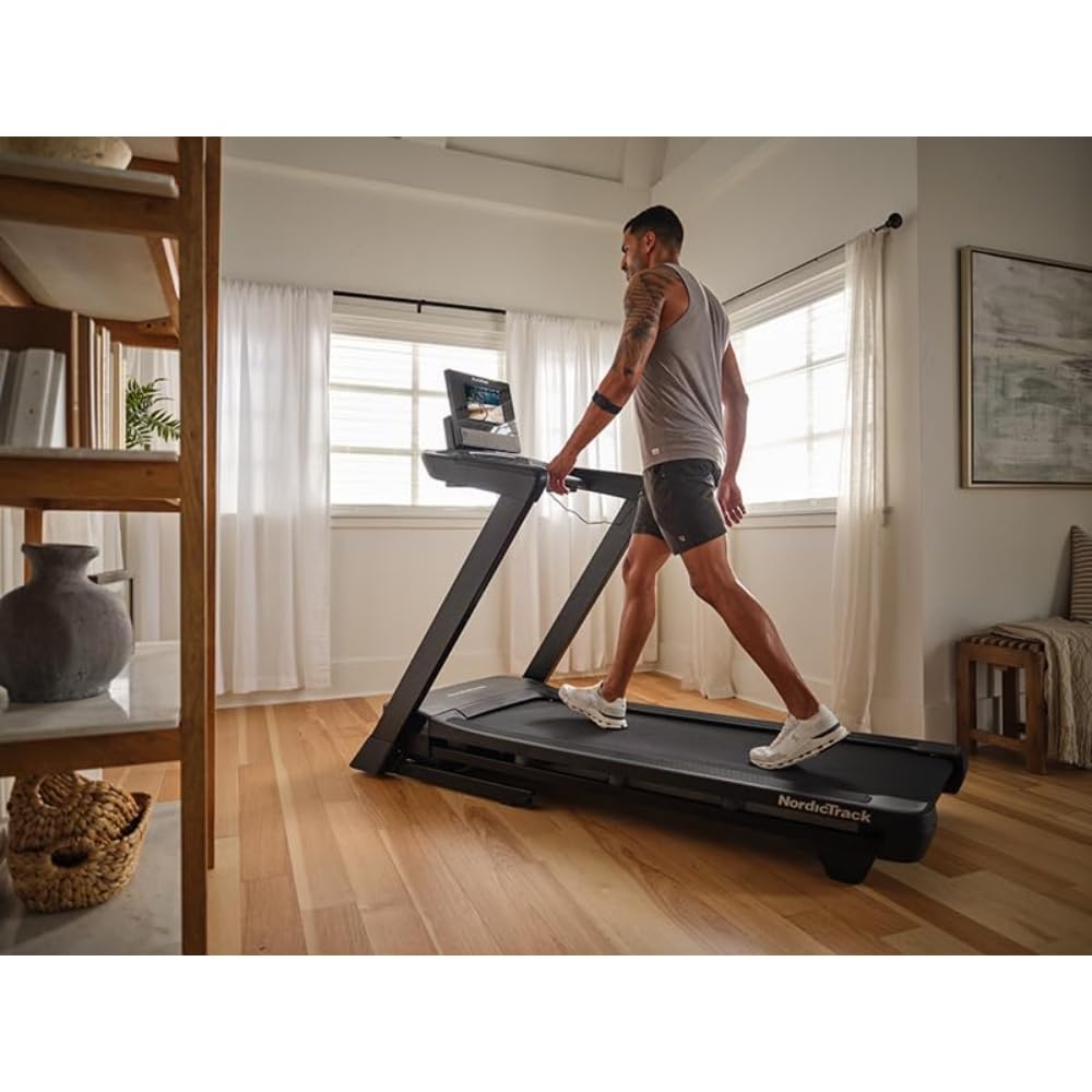 NordicTrack T Series 10 Treadmill with 10" Tilting Touchscreen and Compact Design