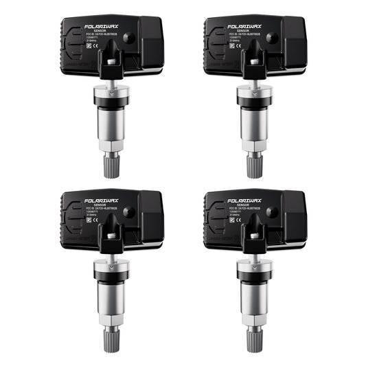 FLORRIWAX TPMS Sensor,Set of 4 315Mhz GM Tire Pressure Sensor Compatible with Buick Cadillac Chevrolet GMC,Tire Sensor OE Replaces#13598771,13598772,13586335,13581558