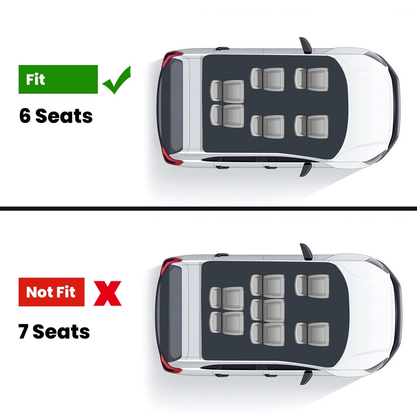 LASFIT Floor Mats & Cargo Mats for KIA EV9 2026 2025 2024 (Only for 6-Seats,Not Fit Relaxation Chairs & 7-Seats),All Weather TPE Custom Fit Kia EV9 2024-2026 Full Set Car Accessories Floor Liners