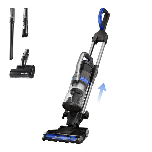 Eureka Pet Upright Vacuum Cleaner for Carpet and Hard Floor, Powerful Bagless Vacuum Cleaner for Home with HEPA Filter and Pet Tool, OmniVerse NEU801BL with QuickShift Technology, Blue