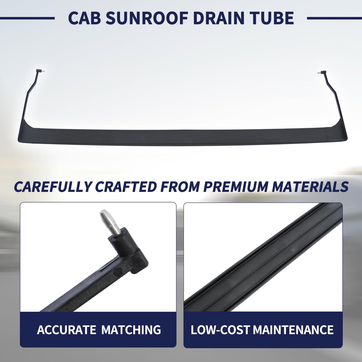 Magimaker Cab Sunroof Drain Tube Fit for Ford Expedition F150 F-150 2015-2020, for Lincoln Navigator 2018-2021 Replace FL3Z1654022A Sunroof Drip Channel Water Trough