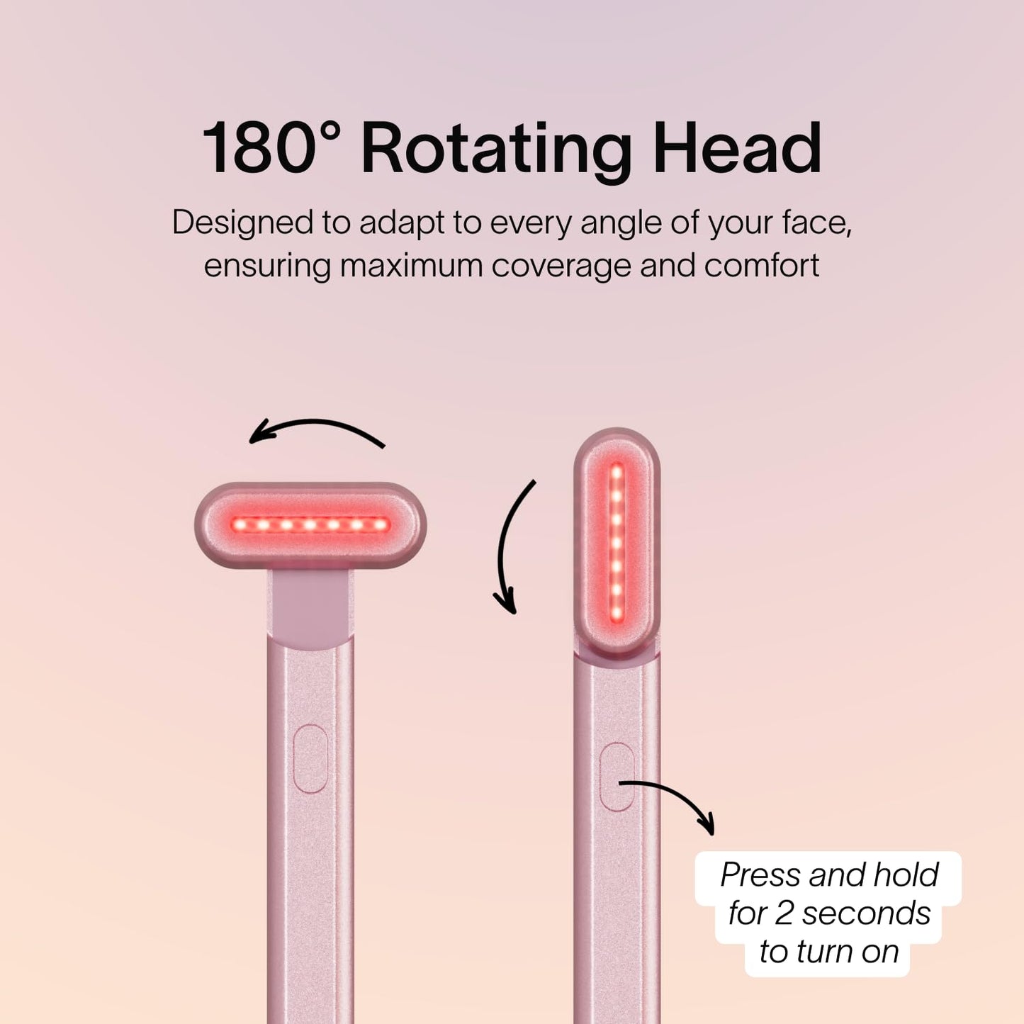 Solawave 4-in-1 Red Light Therapy Wand + Activating Serum | LED Skincare Device for Face & Neck | Facial Tool with Galvanic Current, Massage & Therapeutic Warmth | Reduces Appearance of Fine Lines