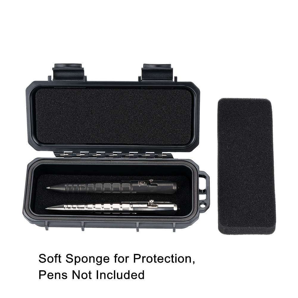 RovyVon RX10 EDC Tool Case Box, Small Organizer Storage to Protect Gears Gadgets, 1PCS, 6.89" x 3.21" x 1.45" (Black)
