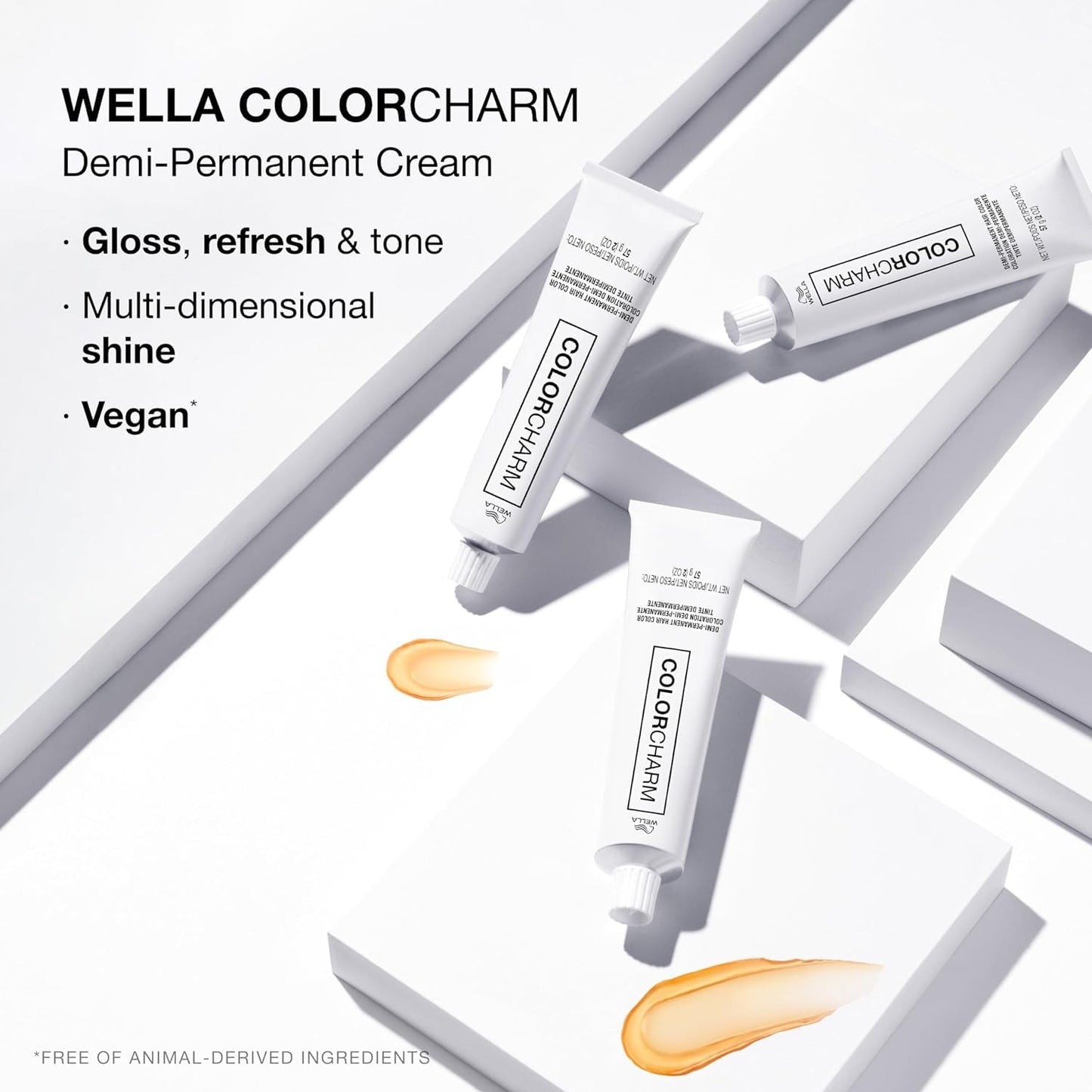 COLORCHARM Demi Permanent Hair Color 8G Light Golden Blonde Gloss, Refresh & Tone 2 Fl Oz