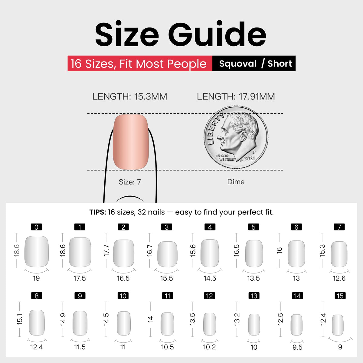 CurvLife Press on Nails Short Square Acrylic Fake Nails with Apricot Design Full Cover False Nails Glossy Nude Glue on Nails Artificial Stick on Nails for Women (Ribbon Glow)
