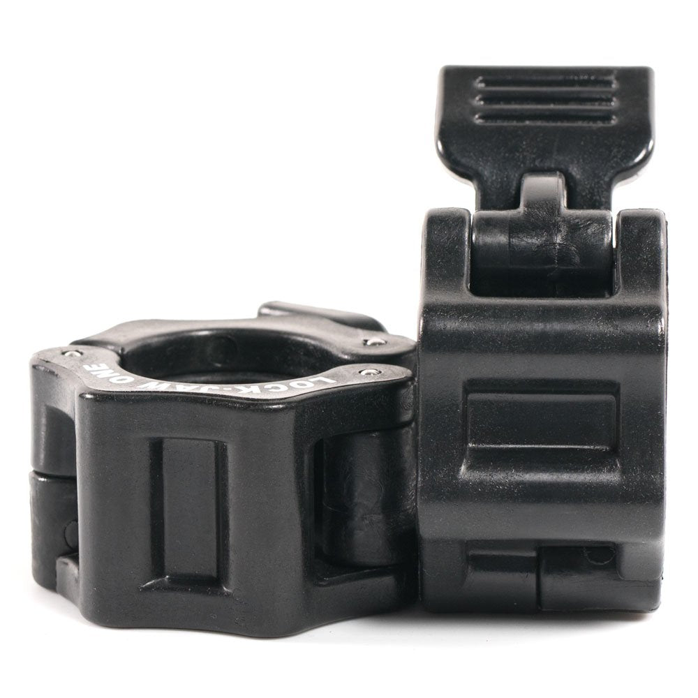 ironcompany Lock-Jaw 1 Inch Barbell Collar Pair Black