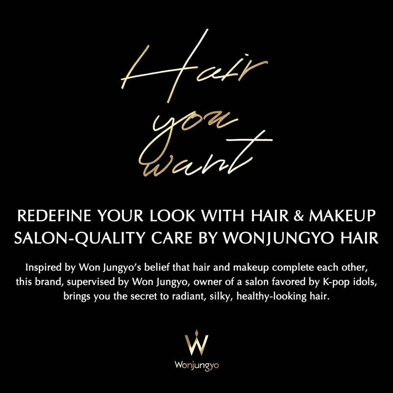 Wonjungyo Shampoo and Treatment Set – Moisturizing Repair Hair Care for Dry & Damaged Hair, K-Beauty, Made in Japan
