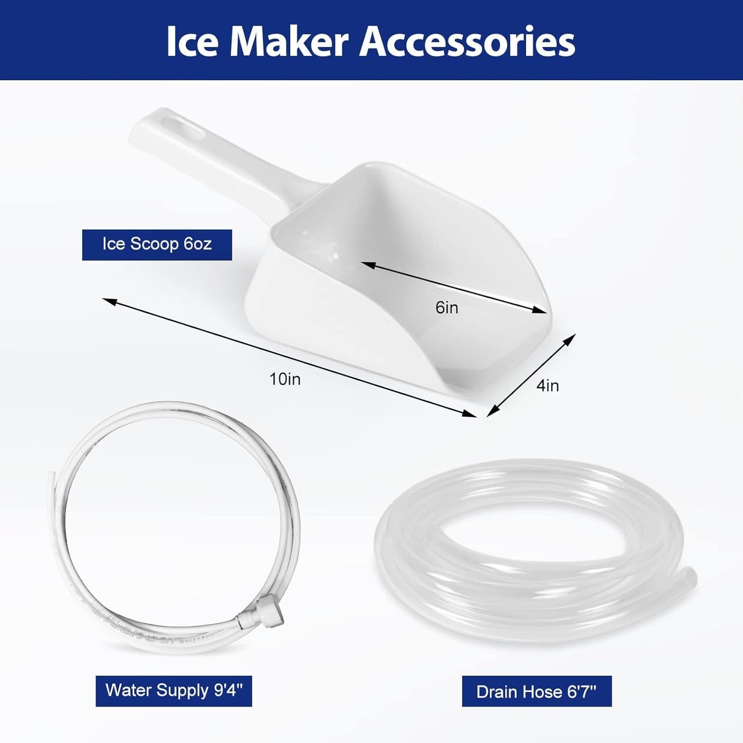 TAZPI Commercial Ice Maker 160 LBS/24H, 15" Wide Under Counter Ice Maker with 35LBS Ice Storage Capacity, Commercial Ice Machine 63Pcs Clear Ice Cubes Built-in or Freestanding Large Ice Machine