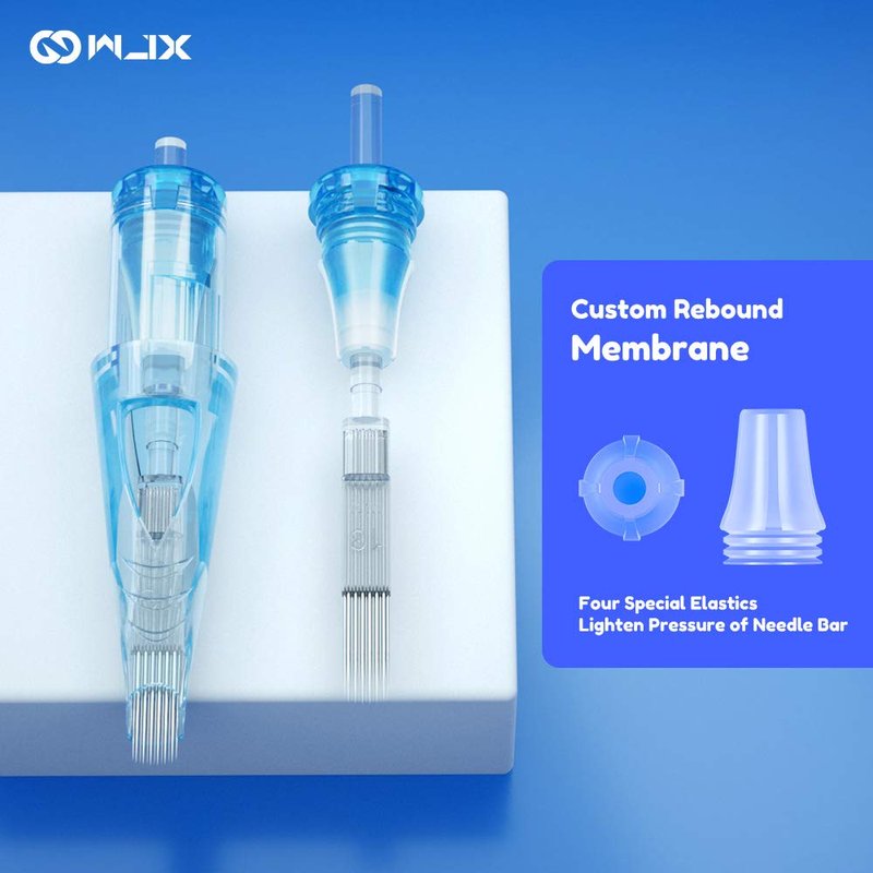 WJX Tattoo Cartridges 20Pcs Disposable Needles Curved Magnum 1009RM