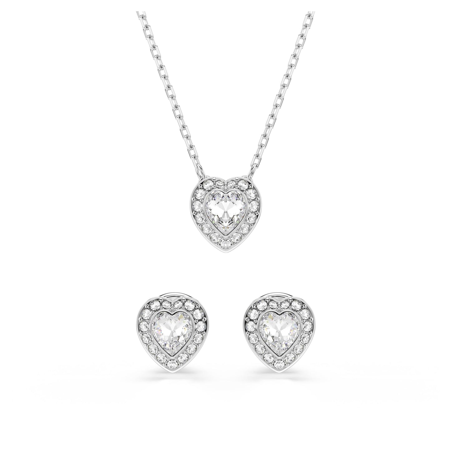 Swarovski Ariana Grande Angelic Crystal Set in Rhodium Finish - Part of the Ariana Grande x Capsule Collection