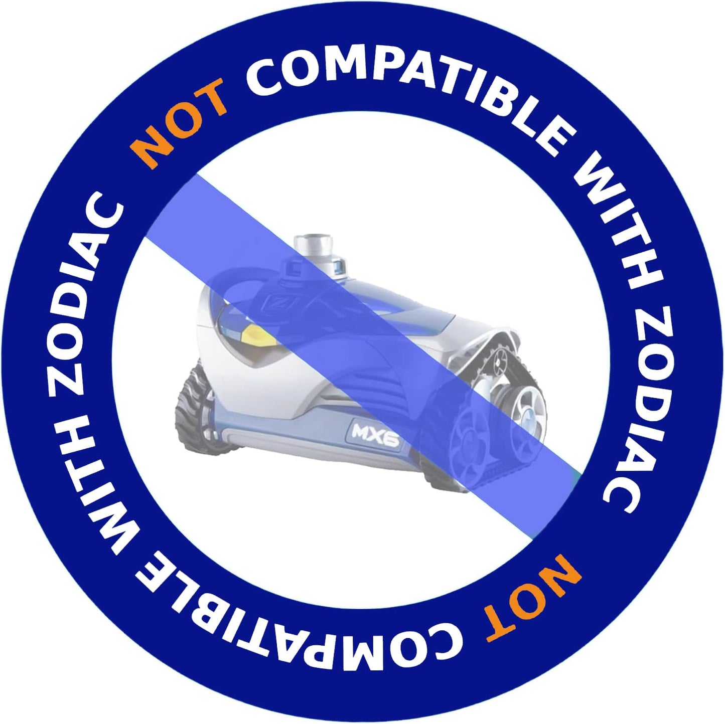 Poolvio Professional Swimming Pool Vacuum Cleaner Hose -1.5” 8 Piece Hoses for Pool Vacuum Extension/Replacement - Compatible with all Major Automatic Swimming Pool Cleaners