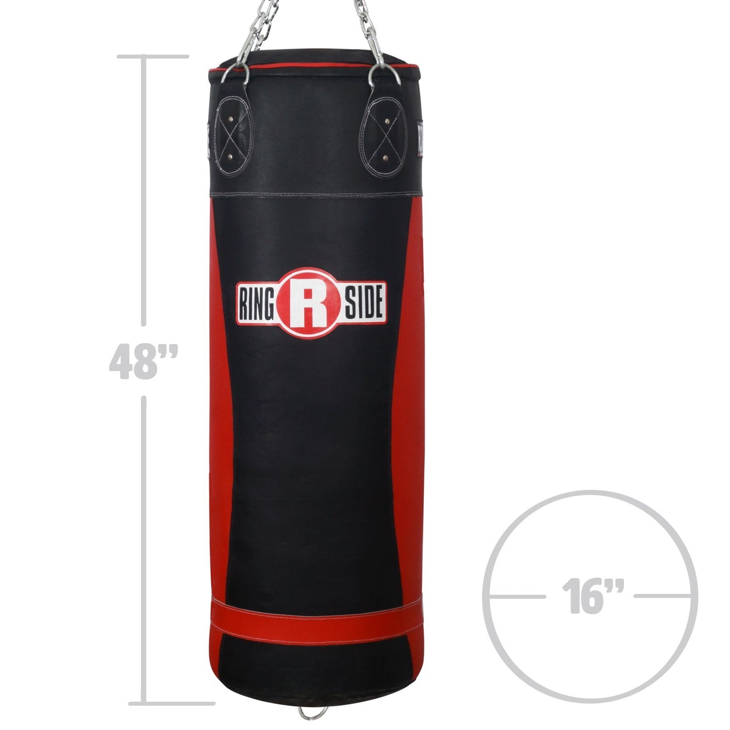 Ringside Unfilled Leather Heavybag, Large