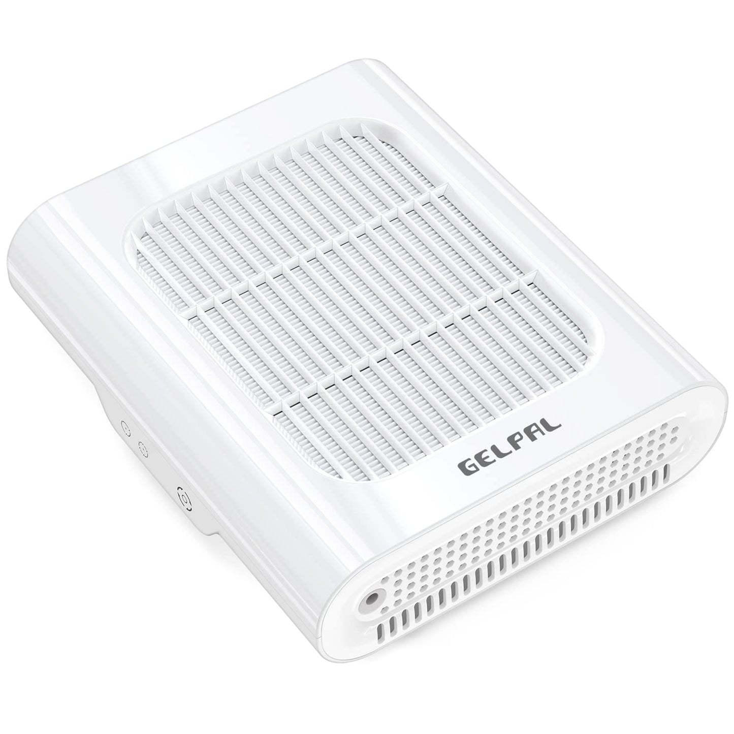 Gelpal Professional Nail Dust Collector, Adjustable Nail Dust Collector for Acrylic Nails , Electric Nail Vacuum Fan, Low Noise, Dust Collector for Nail Polishing &Salon.White.