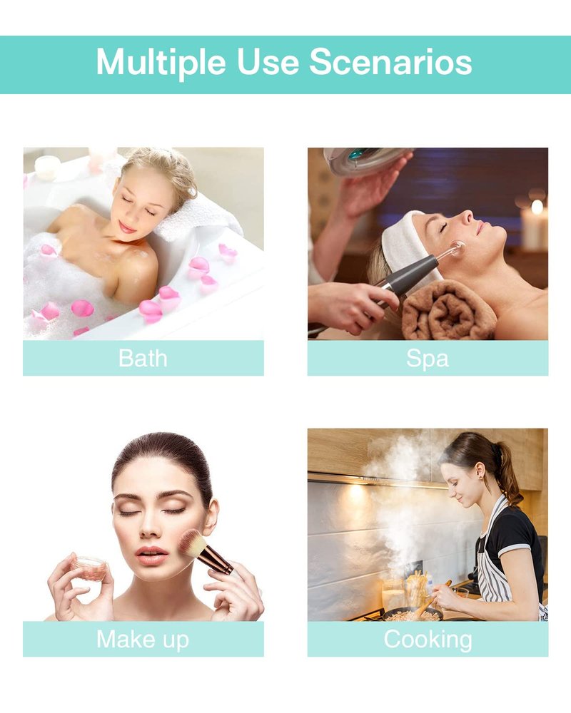 Auban Disposable Shower Caps, Plastic Clear Hair Cap