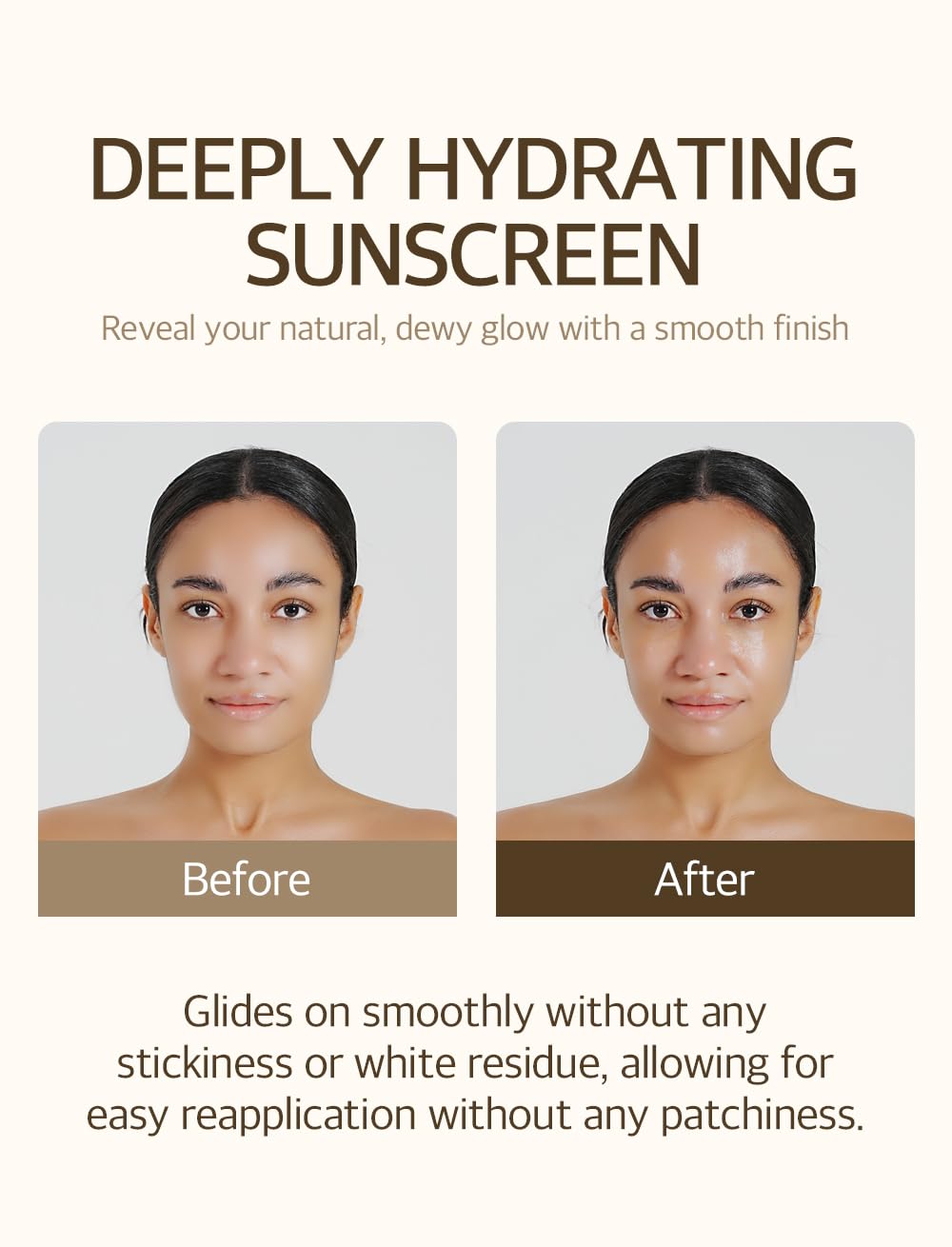 mixsoon Bean Sunscreen-Lightweight Airy Texture SPF 50 Korean Sunscreen for Face, No White Cast, Non-Sticky Stocking Stuffers 50ml / 1.69 fl.oz. Korean Glass Skin Care