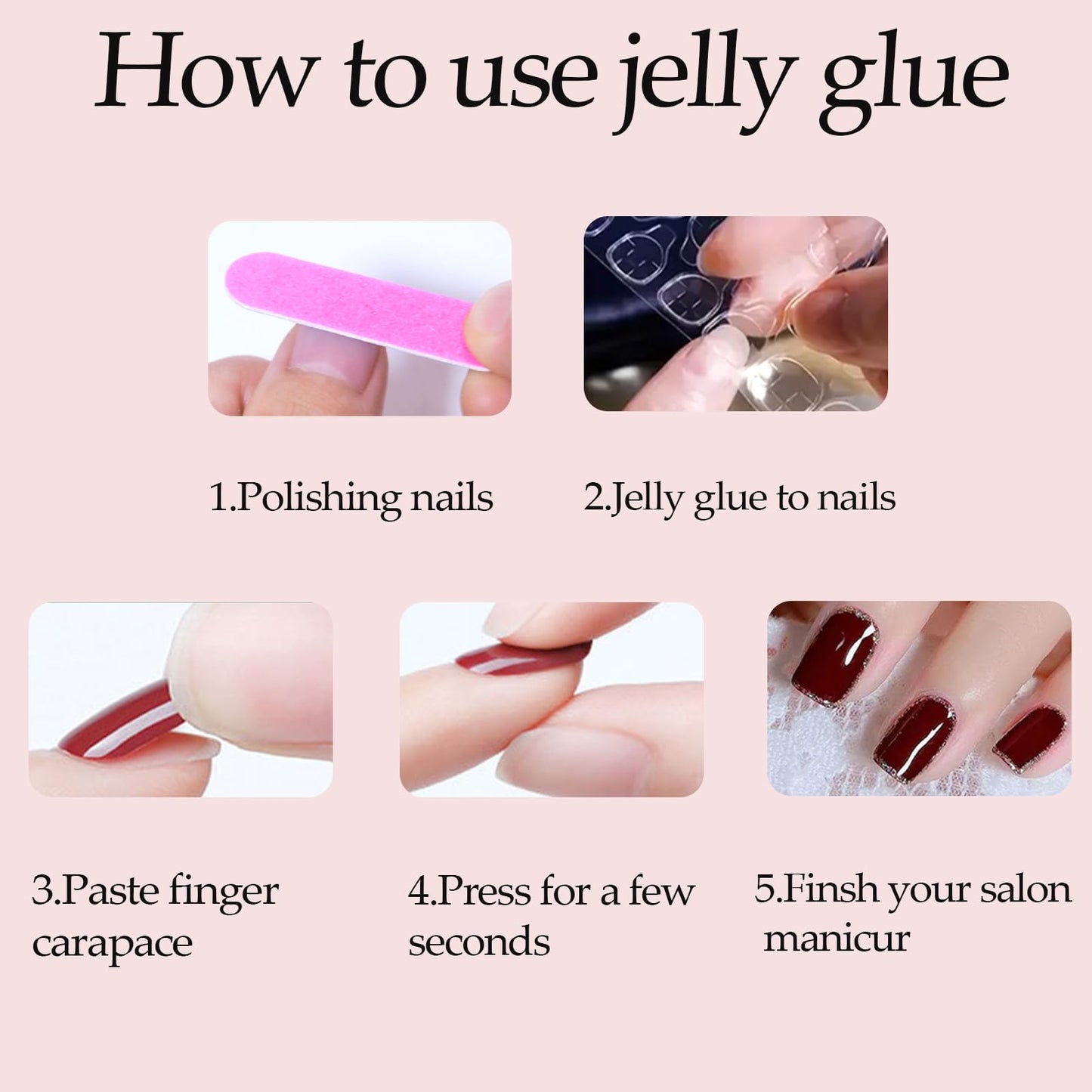 WAFOLOZE Nails Press ons,White French Tip Press on Nails Long Fake/False Nail with Butterfly Nail Charms Press ons Designs Gloss Acrylic Artificial Stick on Nail for Women 24Pcs