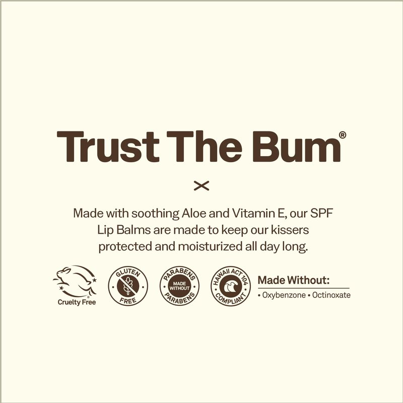 Sun Bum SPF 30 Sunscreen Kiwi Lip Balm - Moisturizing Aloe Vera and Vitamin E - Vegan and Cruelty Free - Broad Spectrum UVA/UVB Lip Protection - 0.15 oz Stick