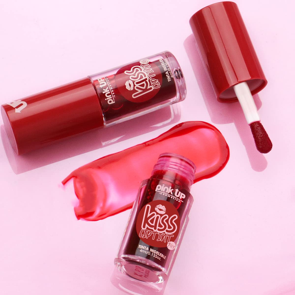 Pink Up Kiss Lip Tint | Lip Tint Stain | Lip | Long-lasting lip tint | Non-transferable | Intense colours | Natural effect | Lips | Eyes and Cheeks | Non-drying | Color KPop