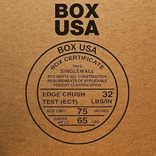 BOX USA Moving Boxes 10"L x 4"W x 3"H Long 50-Pack | Corrugated Cardboard Box for Packing, Moving and Storage 10x4x3 1043
