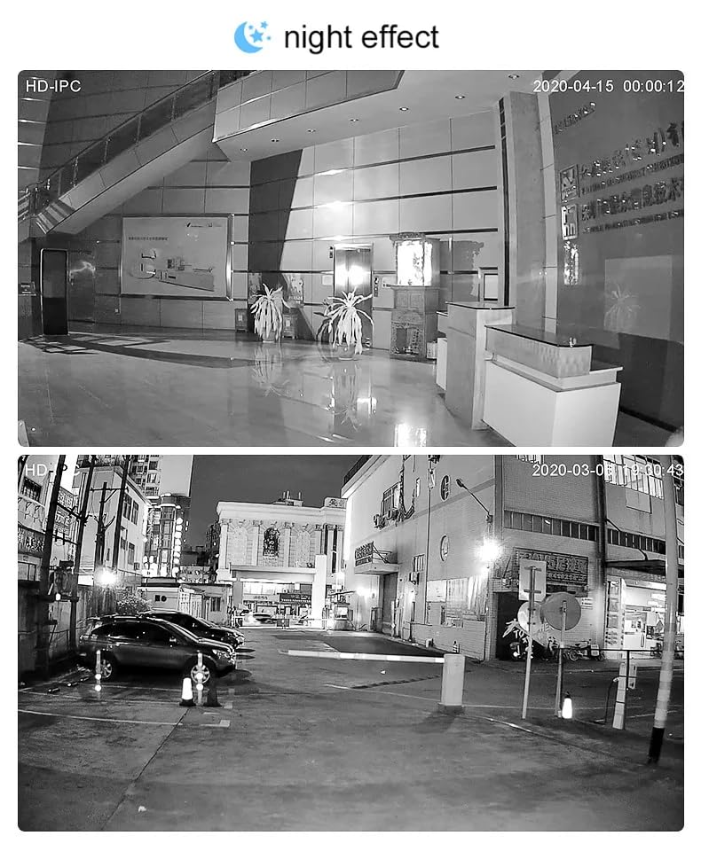 4CH DVR Wired CCTV Security System with 4pcs 1080P Metal Waterproof Surveillance Camera Infrared Night Vision Motion Detection for Indoor Outdoor 24/7 Recording (Include 500GB HDD) Remote Access