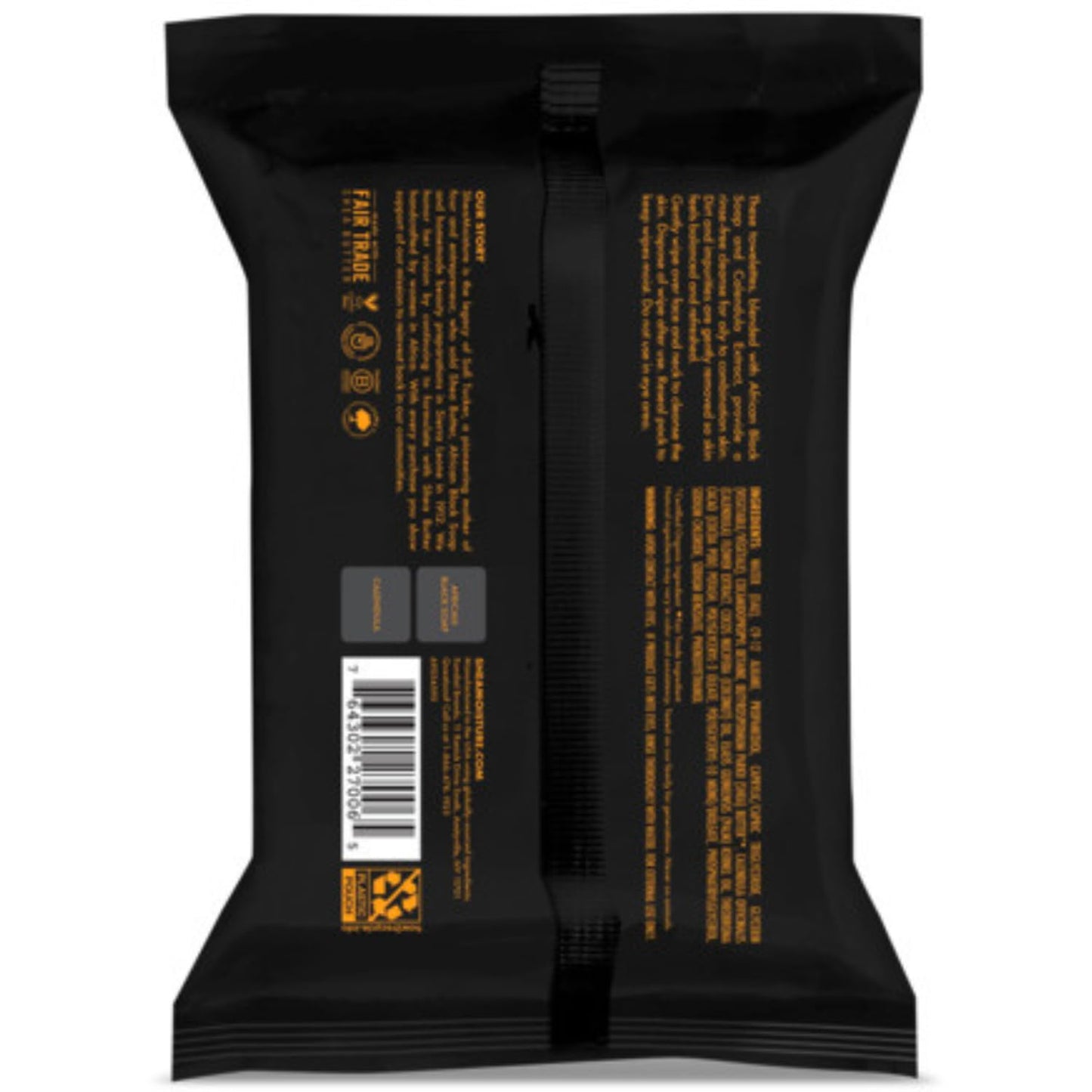 Shea Moisture Makeup Remover Face Wipes, African Black Soap, With Tea Tree Oil & Calendula, Removes Makeup & Dirt to Clarify Oily Blemish Prone Skin, Pack of 2, 30 Wipes Per Pack
