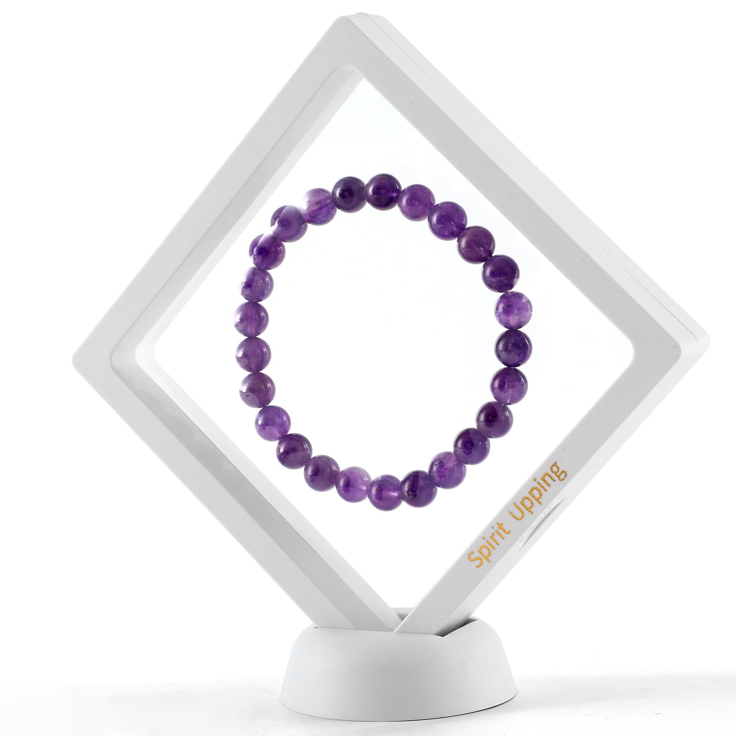 Spirit Upping Amethyst Bracelet for Chakra & Yoga, Energetic Ornaments for Home Decor