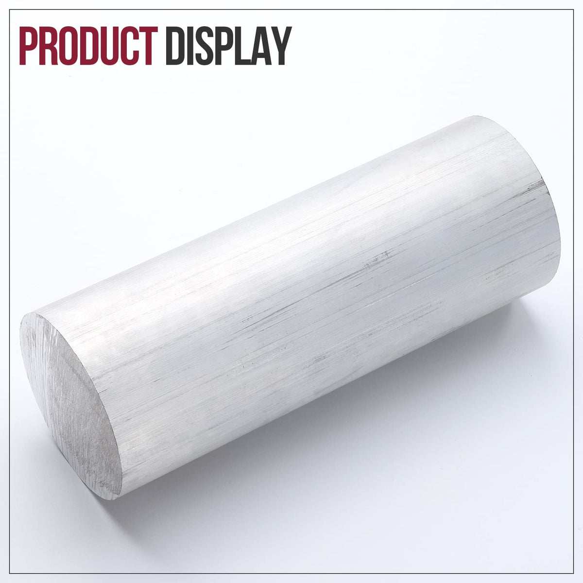 3" Diameter 6061 Aluminum Round Rod 7.8" (200mm) Long,+0/ -.02" T6511, Extruded, 3.0" Diameter Solid Lathe Bar Stock (1, 3x8 inch)