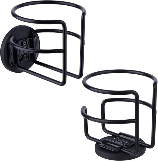 Strong Magnetic Cup Holder, Fully Covered Anti Drop Drink Holder, Horizontal or Vertical Mount on Metal Surface, Portable Magnet Bottle Holder for Bus Tractor Truck Mower Refrigerator 1 Pack