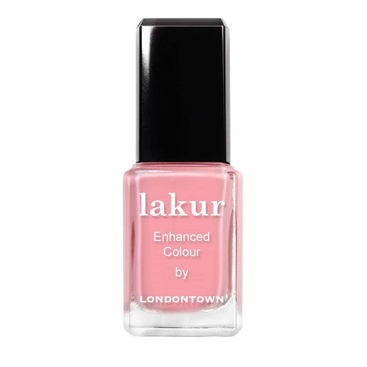 LONDONTOWN Lakur Nail Polish – Pink & Purple Shades, Desert Flower, 0.4 Fl Oz, Long-Lasting, Streak-Free, Chip-Resistant | 21+ Free Non-Toxic Vegan Nail Color, Strengthens & Hydrates Nails