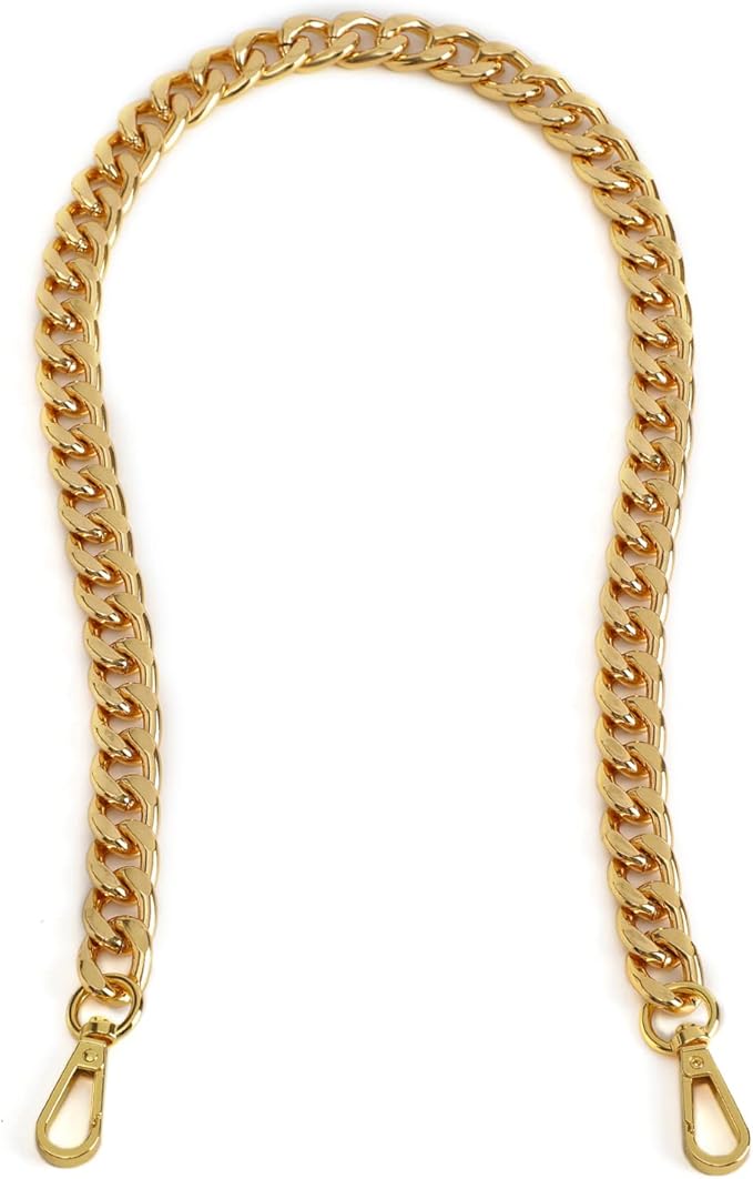 Xiazw Medium Size Fabulous Metal Shoulder Crossbody Purse Strap Replacement Bag Chain Accessories (Yellow Gold,26'')