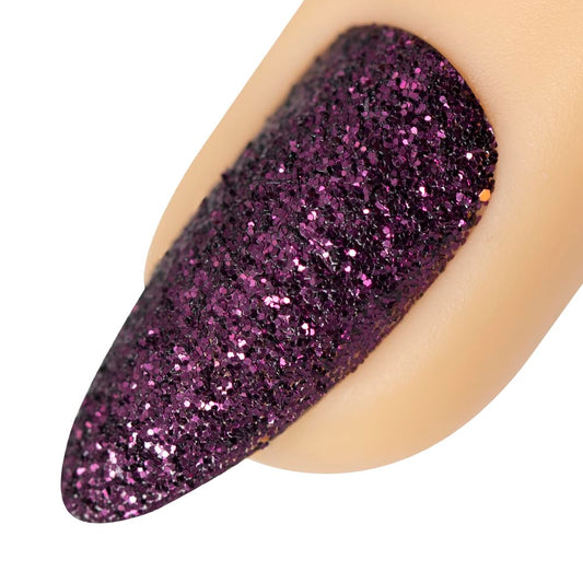 Young Nails Art Glitters - Premium Loose Nail Glitter Powder for Acrylic Nails & Gel Nails, Nail Sequins, Nail Sparkles, Nail Art Powder, Fine & Chunky Glitter, Durable, Door Slammer, 1 oz