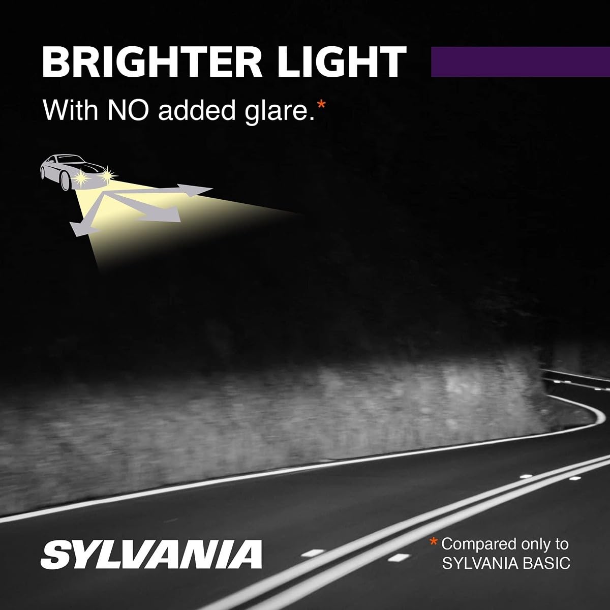 SYLVANIA - 9003 XtraVision - High Performance Halogen Headlight Bulb, High Beam, Low Beam and Fog Replacement Bulb (Contains 2 Bulbs)