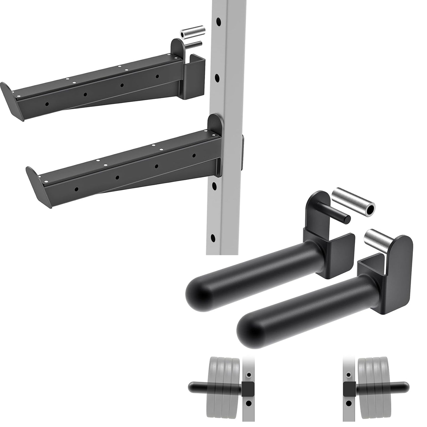 Kipika Plate Holder & Spotter Arms for 2"x2"" Racks"