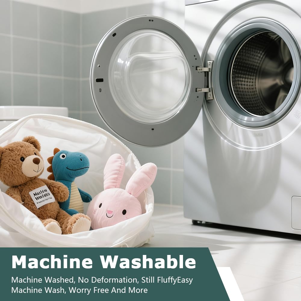 Welacer Polyfill Stuffing 19.2oz/544g for Small Crafts, Premium Polyester Fiber Fill for Stuffed Animals, Crochet Toys, Cushions & DIY Projects, Soft High Resilience, Machine Washable