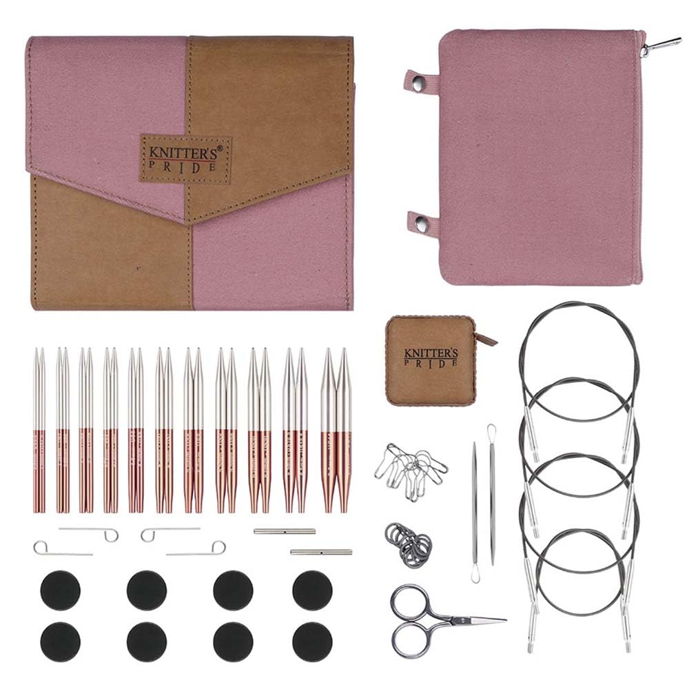 Knitter’s Pride Rosemist Regal Interchangeable Needle Set 4"" (10cm) – 11 US Sizes (2.5 to 11)