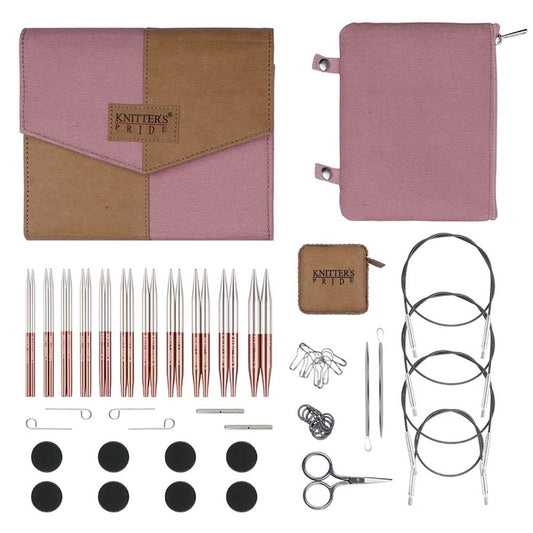 Knitter’s Pride Rosemist Regal Interchangeable Needle Set 4"" (10cm) – 11 US Sizes (2.5 to 11)