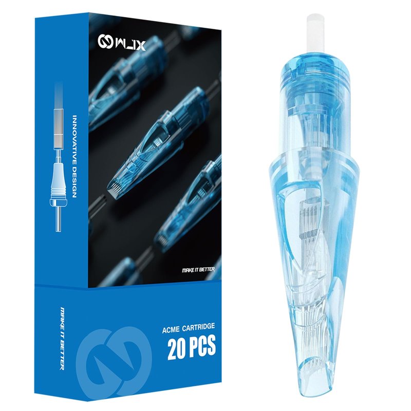 WJX Tattoo Cartridges 20Pcs Disposable Needles Curved Magnum 1009RM