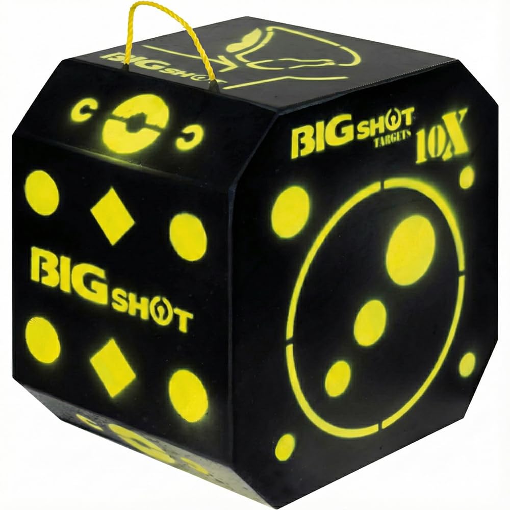 BIGSHOT Titan 10XS Foam Archery Block: Durable Broadhead Target for Backyard Crossbow & Bow Hunting - Premium Foam Archery Target for Precision Shooting