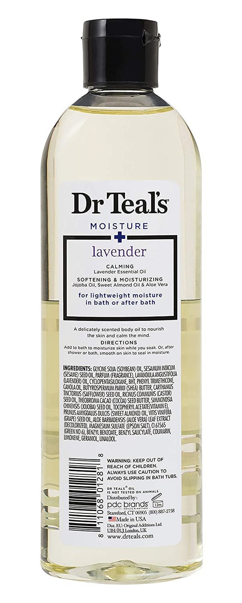 Dr. Teals Bath & Body Oil Variety Gift Set (2 Pack, 8.8oz Ea.) - Soothing Lavender & Rejuvenating Eucalyptus & Spearmint - Essential Oils Hydrate Skin & Alleviates Daily Stress