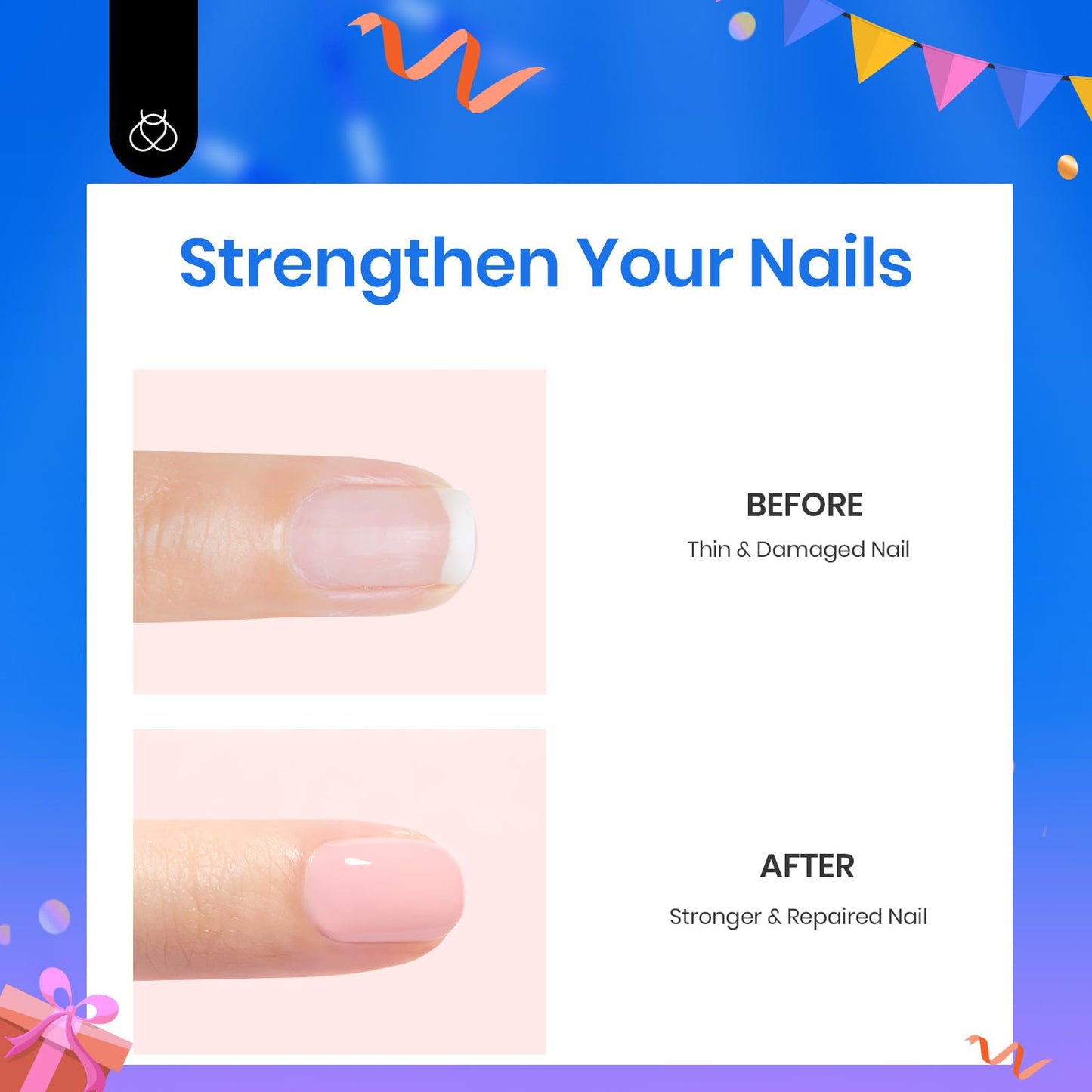 Beetles Rubber Base Builder Nail Gel - White Nude Pink Glitter French Tip Base Color Gel Polish Set for Manicure Strengthener Long Lasting Soak Off U V LED Nail Art