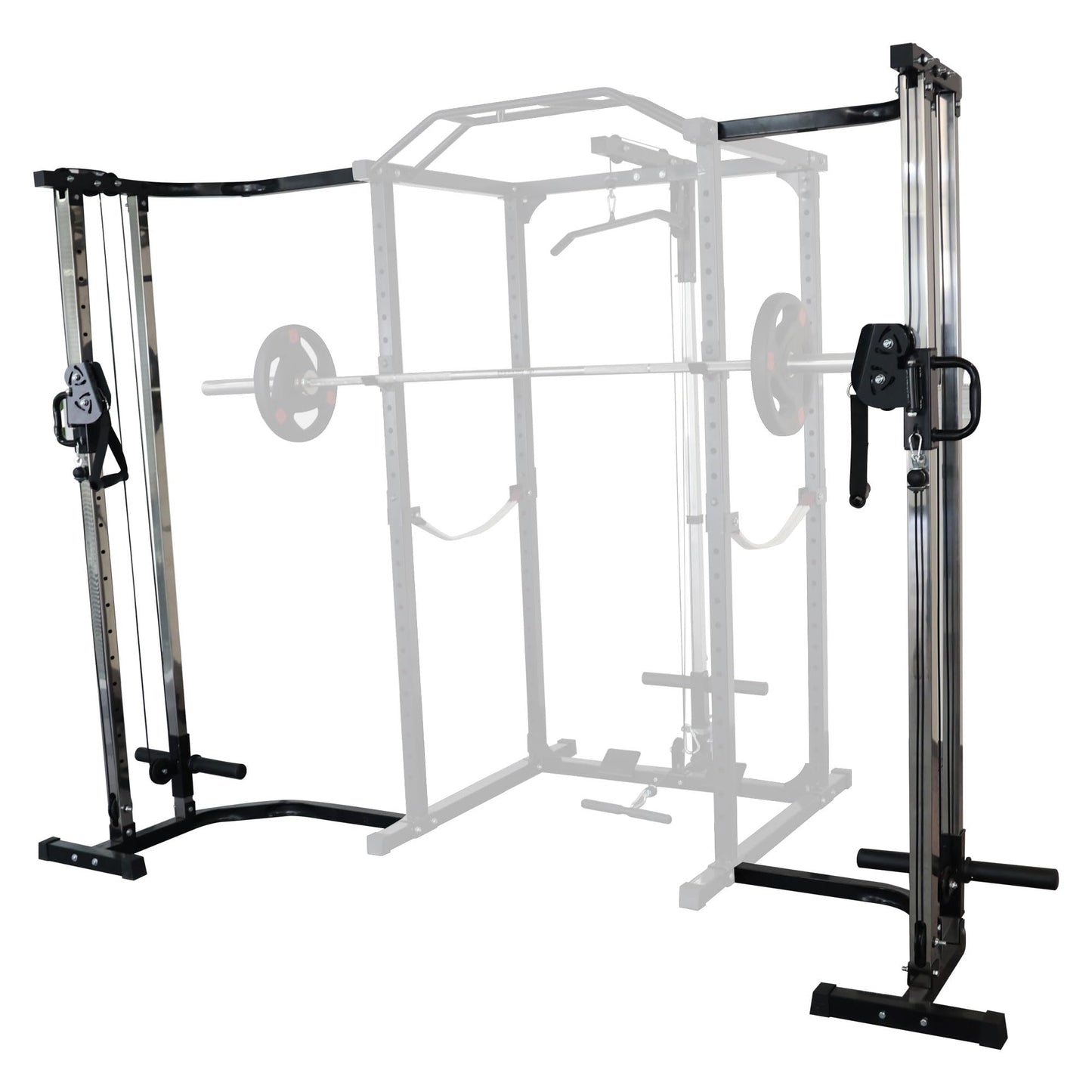 Fitvids Black Cable Crossover Attachments for Home Gym – Sports Training – nan – Black