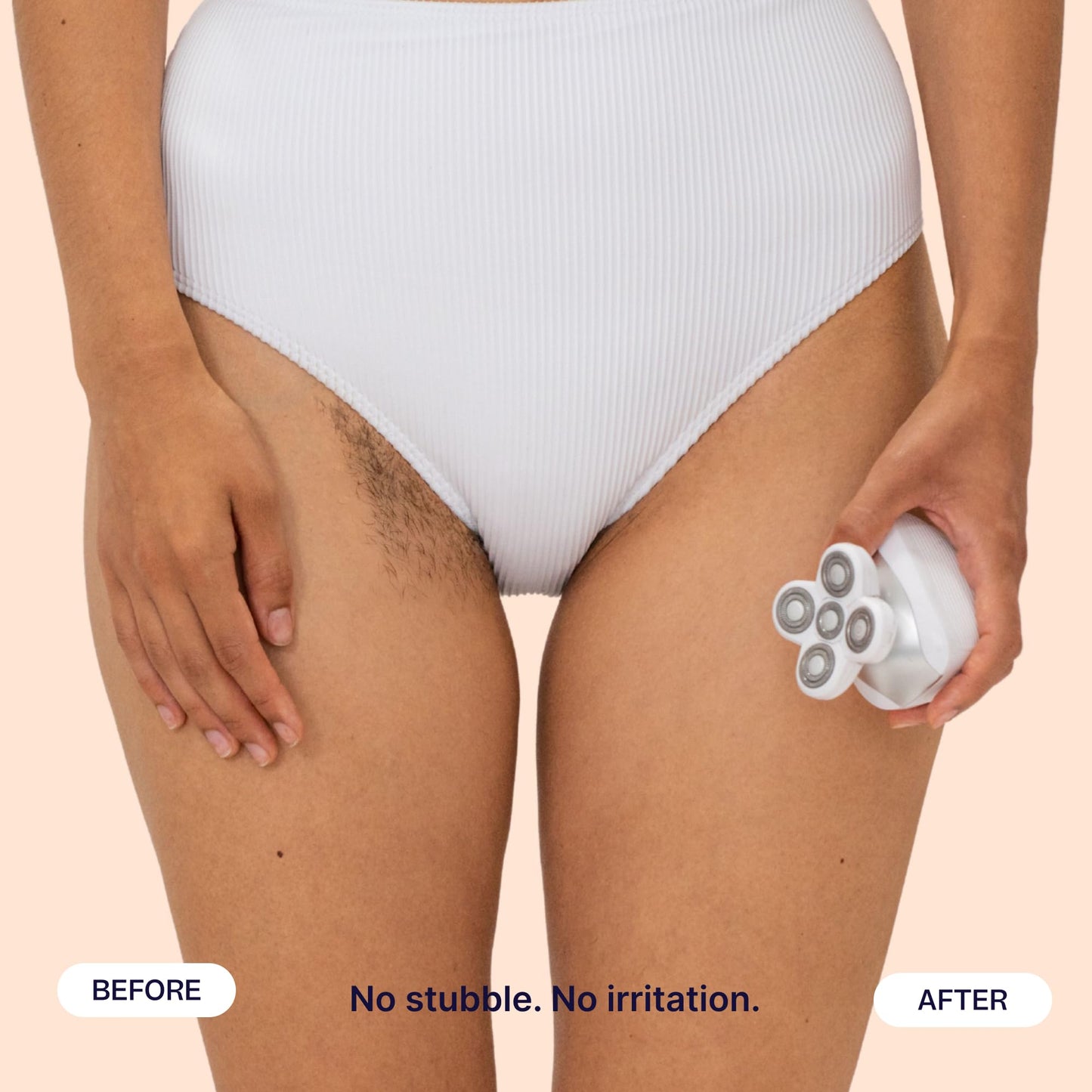 Freebird FlexSeries Electric Razor for Women - Silk Smooth Legs, Body Hair, & Pubic Shaver - for Private Area, Sensitive Skin, Bikini Trimmer (Shaver Kit + Replacement Blade + Travel Case)